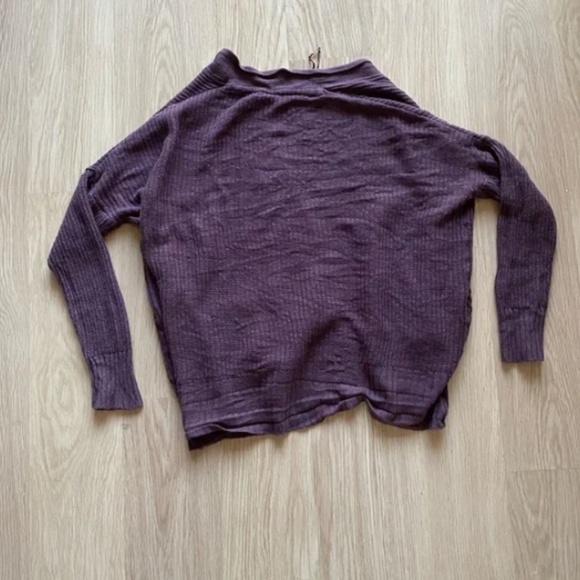 Purple Knit Cardigan - Picture 5 of 7